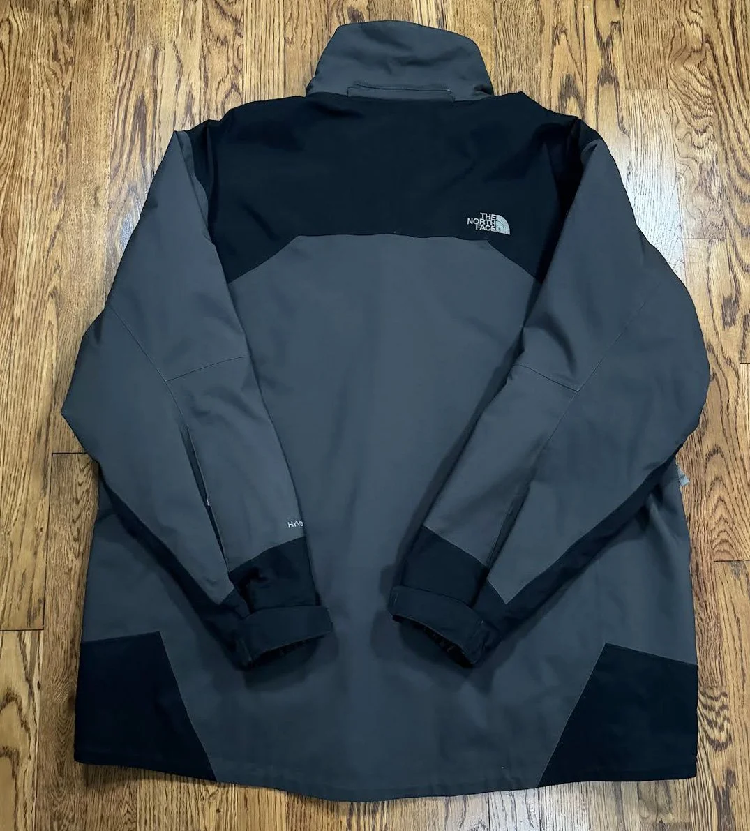 The North Face Hyvent Recco Black / Grey Jacket (Size XXL